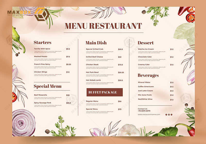 In menu 14