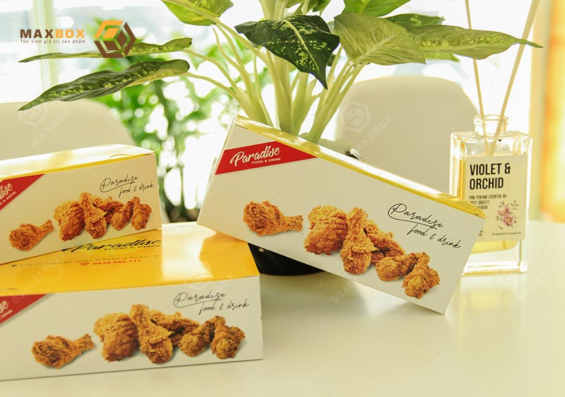 Maxbox giới thiệu một số loại giấy in hộp đựng gà