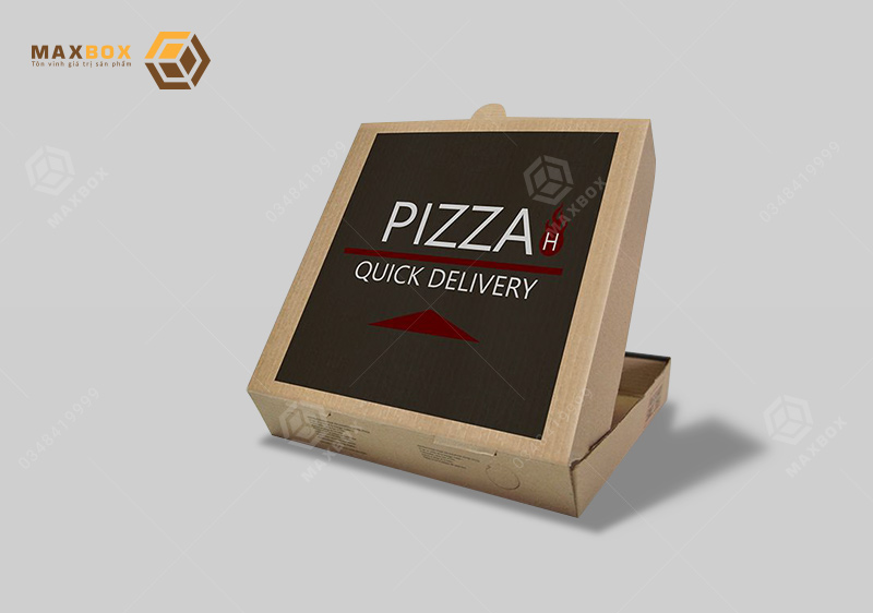 In hộp đựng pizza giá rẻ trên toàn quốc - Thiết kế độc đáo, đẹp mắt được khách hàng quan tâm