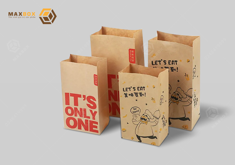 Maxbox in túi khoai tây - mẫu túi giấy đạt chuẩn an toàn thực phẩm