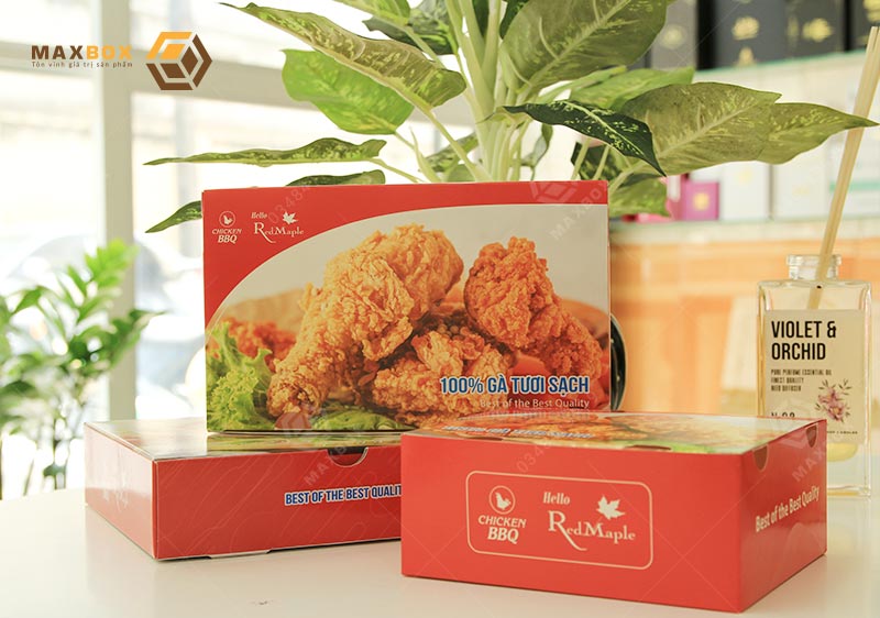 In hộp đựng gà tại Hà Nội - tính thẩm mỹ của hộp đựng gà rán