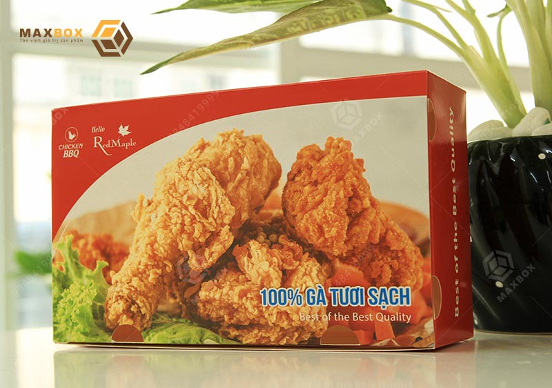 In hộp đựng gà tại Hà Nội giúp bảo quản độ giòn và nóng hổi của món ăn