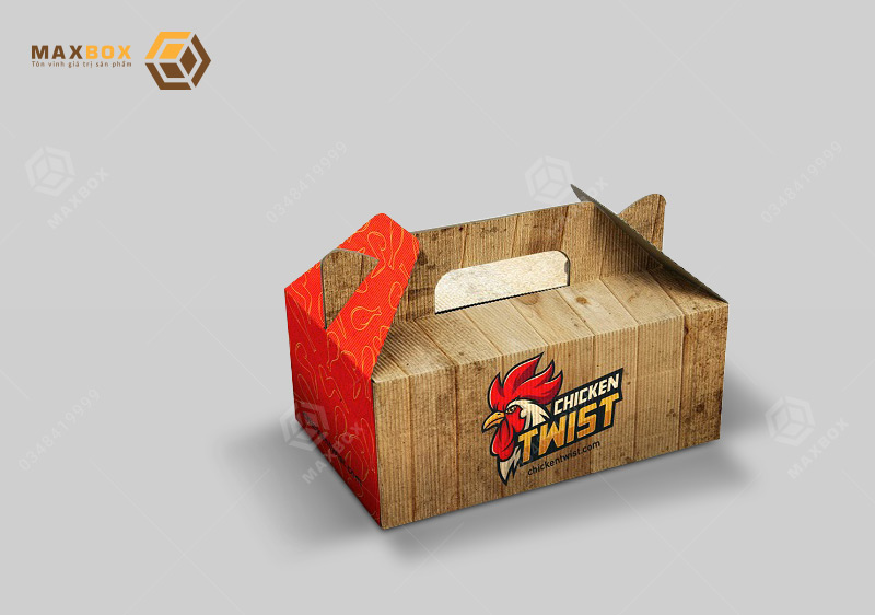 In hộp đựng gà tại Hà Nội của Maxbox đáp ứng mọi yêu cầu của khách hàng