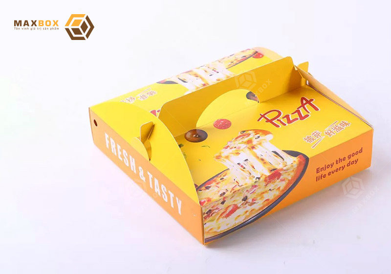 Công nghệ in được sử dụng làm hộp carton đựng pizza