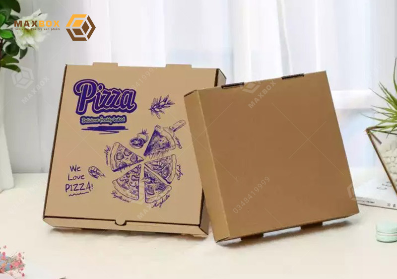 Xưởng in hộp carton đựng bánh pizza Domino giá rẻ HCM – Hải Âu