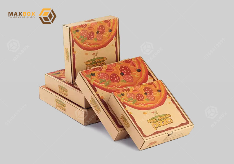 Lý do nên sử dụng in hộp đựng pizza tại Hà Nội