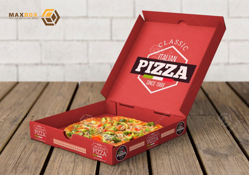 Lợi ích khi sử dụng dịch vụ in hộp đựng pizza tại Hà Nội của Maxbox