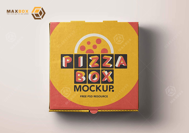 Khách hàng được duyệt mẫu in hộp đựng pizza qua mail và chỉnh sửa ưng ý trước khi đặt in số lượng lớn