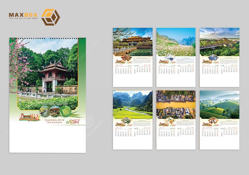 Nếu khách hàng có nhu cầu in lịch tết, in lịch lò xo 7 tờ, bạn có thể ghé qua Maxbox