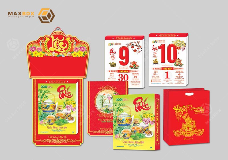 Lịch bloc, lịch tết là một trong những món đồ có mặt trong mọi gia đình, cơ quan, tổ chức