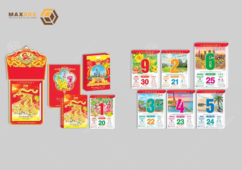 In lịch bloc tại Hà Nội giá cực tốt giao hàng nhanh