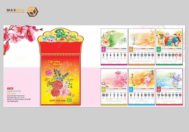 In lịch treo tường tại Hà Nội đẹp giá rẻ uy tín ở đâu? 2 Nhận in lịch treo tường cho cá nhân, doanh nghiệp