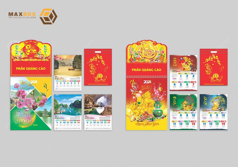 In lịch treo tường tại Hà Nội - báo giá theo yêu cầu số lượng
