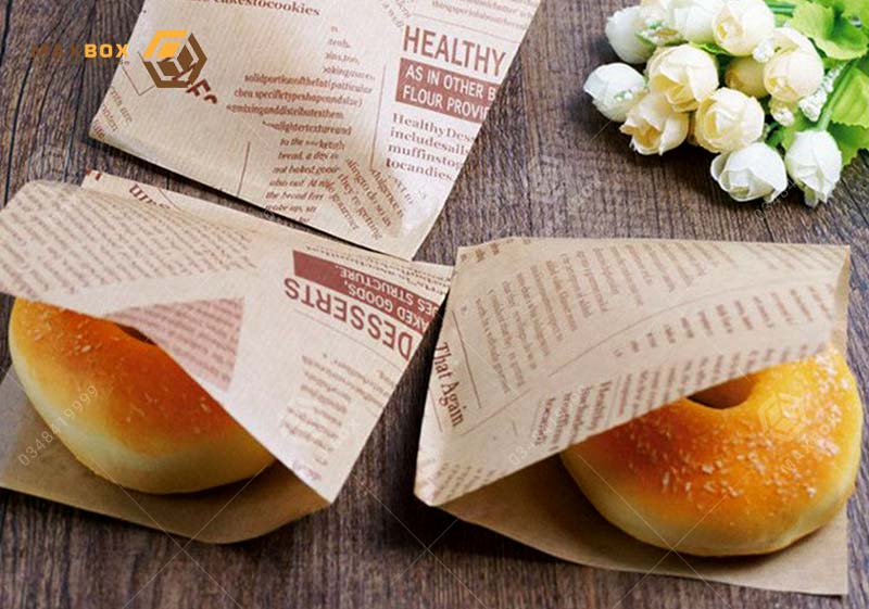In giấy gói burger tại Hà Nội đẹp giá rẻ - Maxbox