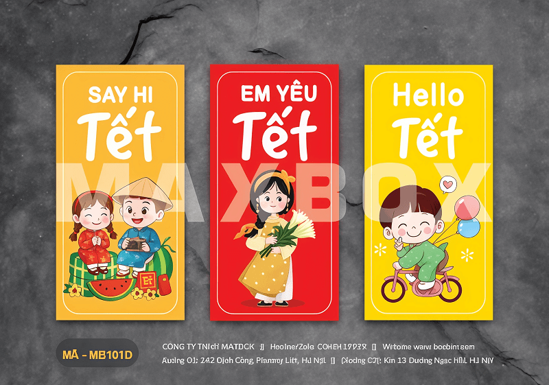 In bao lì xì cao cấp – Gửi lời chúc xuân may mắn