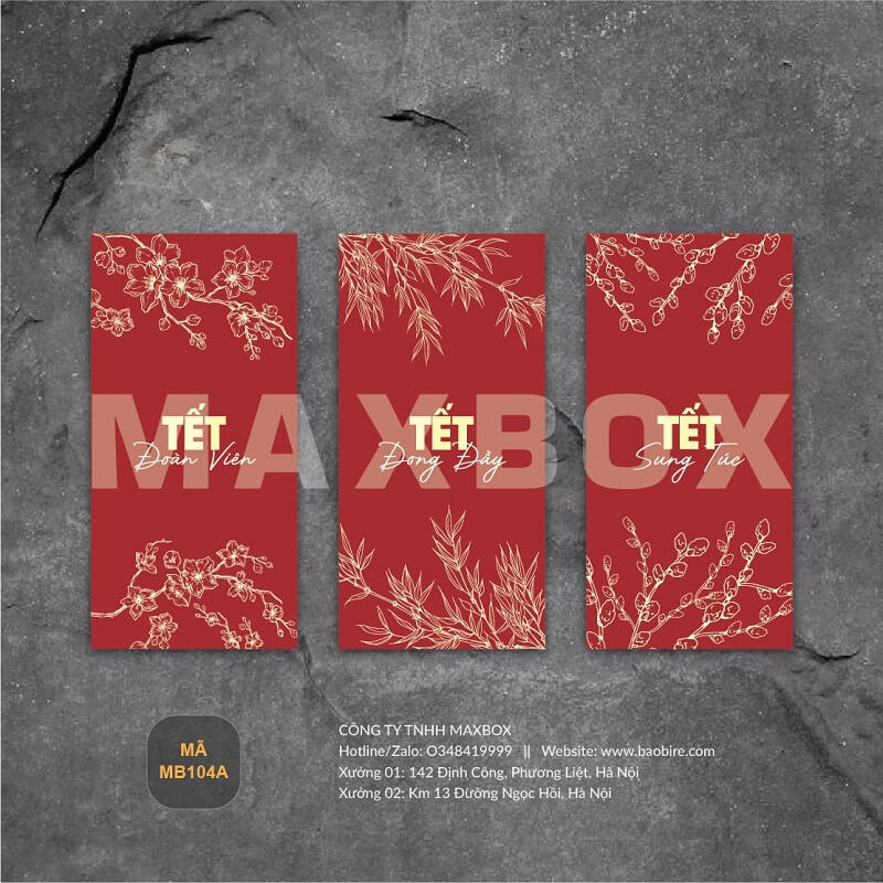 Bao lì xì in đẹp – Trao lộc đầu năm