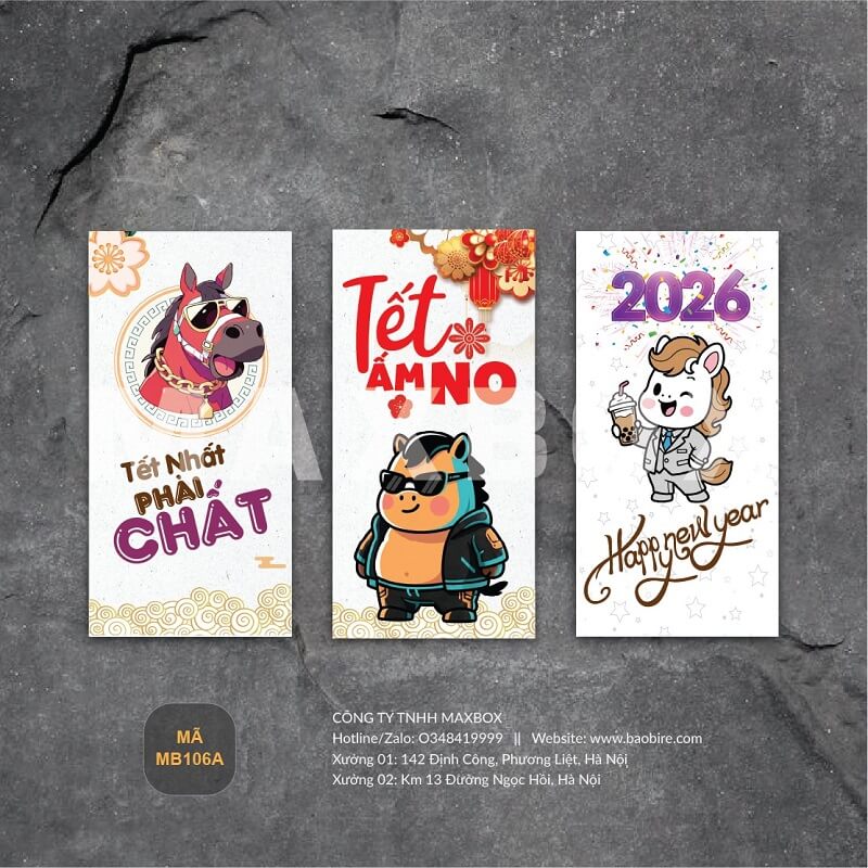 Bao lì xì in đẹp – Thiết kế theo yêu cầu