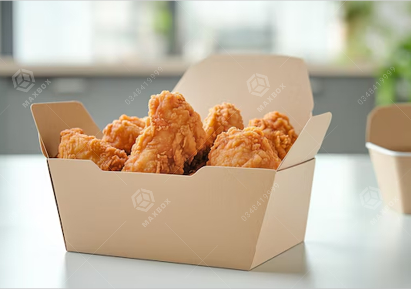 Mẫu in hộp đựng gà rán lấy ngay được nhiều thương hiệu lựa chọn 9 In hộp đựng gà rán tại Hà Nội theo kích thước và kiểu dáng riêng