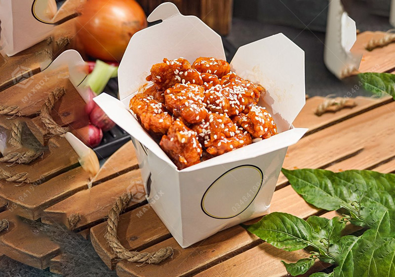 Mẫu in hộp đựng gà rán lấy ngay được nhiều thương hiệu lựa chọn 4 In hộp đựng gà rán lấy ngay giá rẻ – Giải pháp bao bì tiện lợi cho quán ăn
