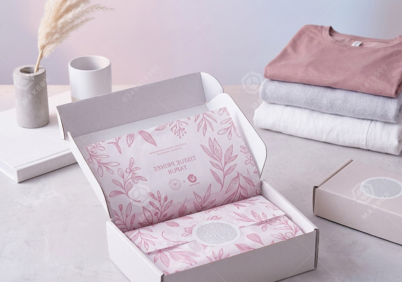 In giấy gói quần áo cao cấp giúp nâng tầm thương hiệu