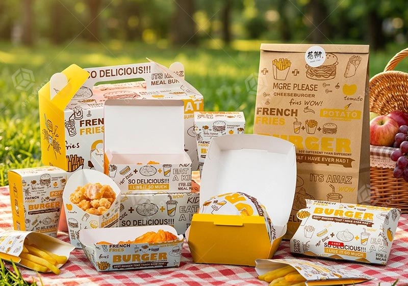 In hộp đựng burger cao cấp theo yêu cầu, thiết kế ấn tượng