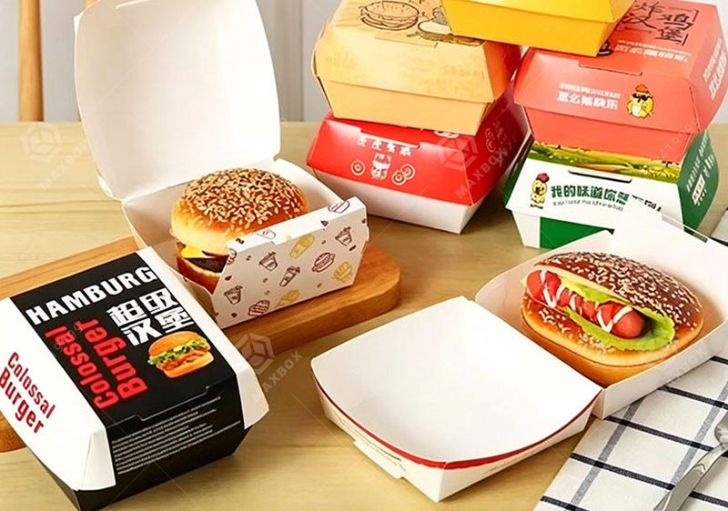 In hộp đựng burger cao cấp – Bao bì tiện lợi, bền đẹp và thu hút khách hàng