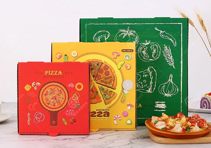 Maxbox in hộp đựng pizza tại Hà Nội với công nghệ hiện đại, sắc nét từng chi tiết