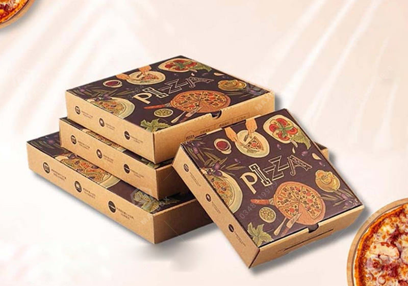 Maxbox in hộp đựng pizza tại Hà Nội với công nghệ hiện đại, sắc nét từng chi tiết