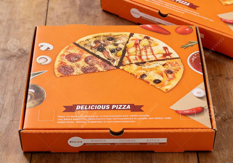 Maxbox in hộp đựng pizza tại Hà Nội với công nghệ hiện đại, sắc nét từng chi tiết